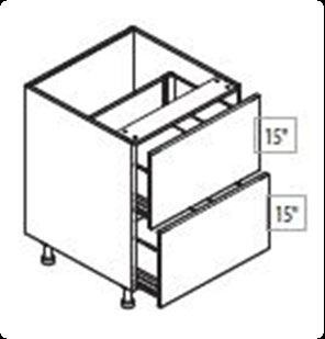 2 Drawer Base Cabinets