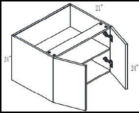 Floating Vanity Base Cabinets