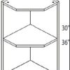 Wall end Shelf Cabinets